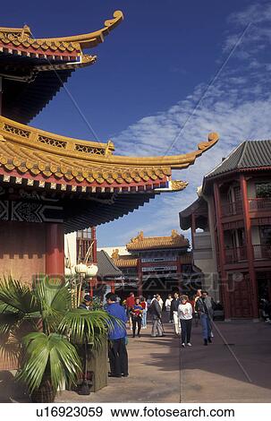 Disney World, Orlando, FL, Florida, World Showcase, Epcot, Lake Buena Vista, China presented at World Showcase at Epcot Center in Walt Disney World in Lake Buena Vista. View Large Photo Image Stock Photo - Disney World, Orlando, FL, Florida, World Showcase, Epcot, Lake Buena Vista, China presented at World Showcase at Epcot Center in Walt Disney World in Lake Buena Vista. . Fotosearch