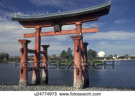 Disney World, Orlando, FL, World Showcase, Lake Buena Vista, Epcot, Florida, Japan next to the World Showcase Lagoon presented at World Showcase at Epcot Center in Walt Disney World in Lake Buena Vista. View Large Photo Image Stock Image - Disney World, Orlando, FL, World Showcase, Lake Buena Vista, Epcot, Florida, Japan next to the World Showcase Lagoon presented at World Showcase at Epcot Center in Walt Disney World in Lake Buena Vista. . Fotosearch