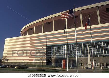Stock Photography -  dome, stadium, Atlanta, GA, Georgia, The Georgia Dome football stadium in Atlanta.. Fotosearch