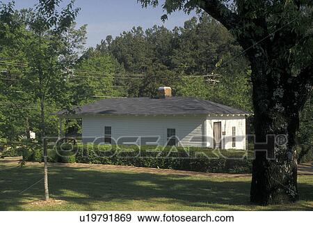 Stock Photo -  Elvis Presley, Tupelo, MS, Mississippi, Elvis Presley's Birthplace in Tupelo.. Fotosearch