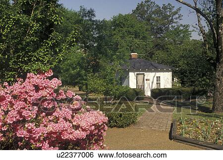 Stock Photograph -  Elvis Presley, Tupelo, MS, Mississippi, Birthplace of Elvis Presley in Tupelo.. Fotosearch