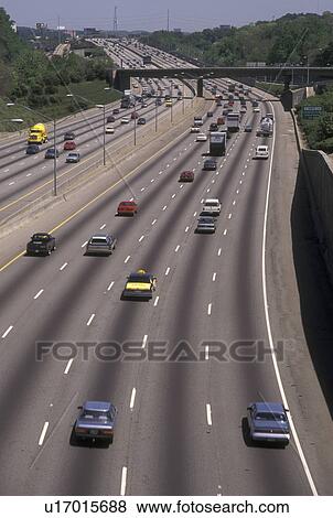 expressway, Atlanta, GA, Georgia, Traffic on Interstate I-85 in Atlanta. View Large Photo Image Stock Photo - expressway, Atlanta, GA, Georgia, Traffic on Interstate I-85 in Atlanta.. Fotosearch