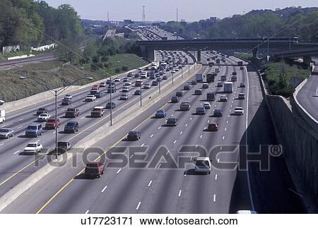 expressway, highway, Atlanta, Georgia, GA, Traffic on I-85 in Atlanta. View Large Photo Image Stock Image - expressway, highway, Atlanta, Georgia, GA, Traffic on I-85 in Atlanta.. Fotosearch
