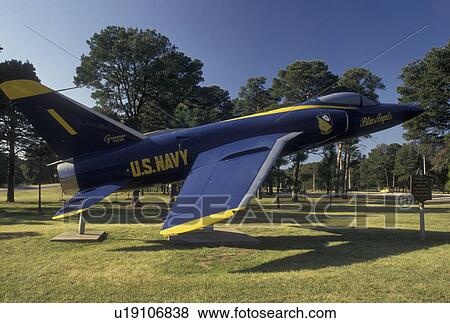 Stock Photo -  fighter, jet, Navy, Pensacola, Florida, FL, U. S. Naval Air Station in Pensacola.. Fotosearch