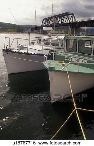 fishing boat, Quebec, Canada, Port Daniel, Gulf of St. Lawrence, Gaspe Peninsula, Fishing boats docked on Baie des Chaleurs in Port Daniel in Quebec. View Large Photo Image Stock Photograph - fishing boat, Quebec, Canada, Port Daniel, Gulf of St. Lawrence, Gaspe Peninsula, Fishing boats docked on Baie des Chaleurs in Port Daniel in Quebec.. Fotosearch