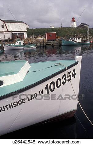 fishing boats, Cape Breton, Cabot Trail, Nova Scotia, NS, Canada, Atlantic Ocean, Scenic view of Neil's Harbor on Cape Breton Island on in Nova Scotia. View Large Photo Image Stock Photography - fishing boats, Cape Breton, Cabot Trail, Nova Scotia, NS, Canada, Atlantic Ocean, Scenic view of Neil's Harbor on Cape Breton Island on in Nova Scotia. . Fotosearch