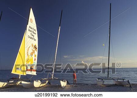Florida Keys, Key West, FL, Gulf of Mexico, Florida, Atlantic Ocean, Woman walking along the beach next to Catamarans at Key West. View Large Photo Image Stock Image - Florida Keys, Key West, FL, Gulf of Mexico, Florida, Atlantic Ocean, Woman walking along the beach next to Catamarans at Key West.. Fotosearch