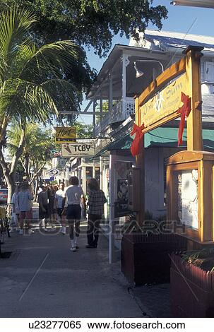 Florida Keys, Key West, FL, Gulf of Mexico, Florida, Atlantic Ocean, Shops and boutiques along Duval Street in Key West. View Large Photo Image Stock Photography - Florida Keys, Key West, FL, Gulf of Mexico, Florida, Atlantic Ocean, Shops and boutiques along Duval Street in Key West.. Fotosearch