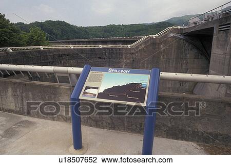 Fontana Dam, NC, North Carolina, Spillway at Fontana Dam, the tallest dam in the Eastern United States, Tennessee Valley Authority. View Large Photo Image Stock Image - Fontana Dam, NC, North Carolina, Spillway at Fontana Dam, the tallest dam in the Eastern United States, Tennessee Valley Authority.. Fotosearch