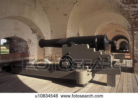 Fort Pulaski, fort, GA, Savannah, Georgia, Cannon mounted in the Northwest Bastion at Fort Pulaski National Monument in Georgia View Large Photo Image Stock Photo - Fort Pulaski, fort, GA, Savannah, Georgia, Cannon mounted in the Northwest Bastion at Fort Pulaski National Monument in Georgia. Fotosearch