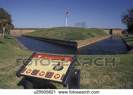 fort, Savannah, GA, Georgia, Fort Pulaski National Monument, an irregular pentagon building surrounded by a moat, in Georgia View Large Photo Image Stock Image - fort, Savannah, GA, Georgia, Fort Pulaski National Monument, an irregular pentagon building surrounded by a moat, in Georgia. Fotosearch