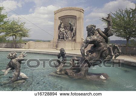 fountain, Jefferson City, MO, Missouri, Statues in fountain on the grounds of the Missouri State Capitol in Jefferson City. View Large Photo Image Picture - fountain, Jefferson City, MO, Missouri, Statues in fountain on the grounds of the Missouri State Capitol in Jefferson City.. Fotosearch