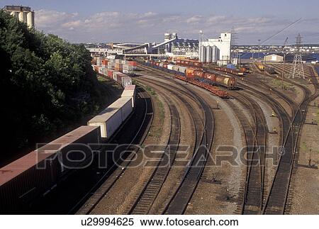 freight train, railroad, Halifax, Nova Scotia, NS, Canada, Train terminal in Halifax in Nova Scotia. View Large Photo Image Stock Photography - freight train, railroad, Halifax, Nova Scotia, NS, Canada, Train terminal in Halifax in Nova Scotia. . Fotosearch