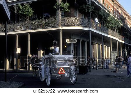 French Quarter, New Orleans, LA, Louisiana, Carriage ride along the street in the French Quarter in New Orleans. View Large Photo Image Stock Image - French Quarter, New Orleans, LA, Louisiana, Carriage ride along the street in the French Quarter in New Orleans. . Fotosearch
