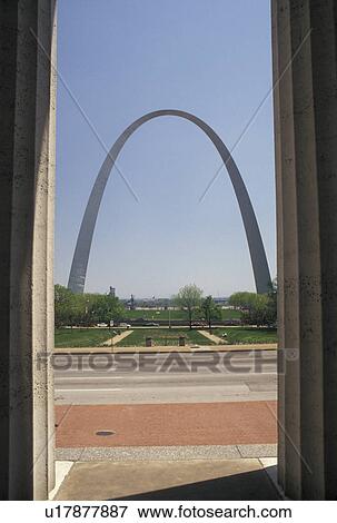 Gateway Arch, St. Louis, MO, Missouri, The Gateway Arch from the Old Courthouse in Saint Louis. Jefferson National Expansion Memorial. Gateway to the West. View Large Photo Image Stock Photo - Gateway Arch, St. Louis, MO, Missouri, The Gateway Arch from the Old Courthouse in Saint Louis. Jefferson National Expansion Memorial. Gateway to the West.. Fotosearch
