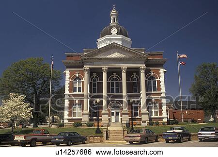 Stock Photograph -  Greenville, Georgia, GA, Greenville Courthouse. Fotosearch