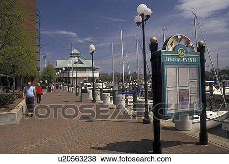 Hampton, Virginia, Hampton Roads Area, VA, The Waterfront in Hampton. View Large Photo Image Stock Photo - Hampton, Virginia, Hampton Roads Area, VA, The Waterfront in Hampton.. Fotosearch