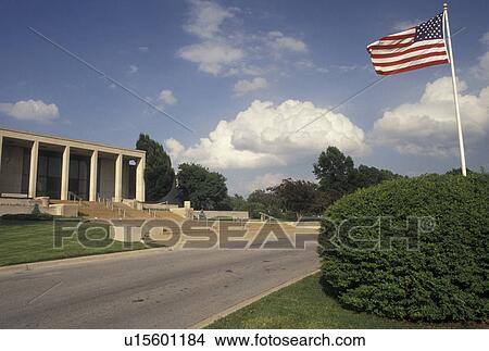 Picture -  Harry Truman, Independence, MO, Missouri, Harry Truman Presidential Library and Museum in Independence.. Fotosearch