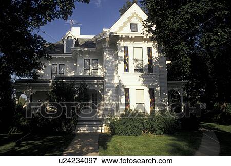 Harry Truman, Independence, MO, Missouri, Harry S. Truman National Historic Site, a Victorian style house, in Independence. View Large Photo Image Stock Photo - Harry Truman, Independence, MO, Missouri, Harry S. Truman National Historic Site, a Victorian style house, in Independence.. Fotosearch