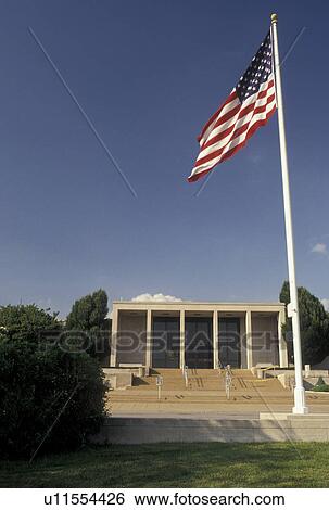 Harry Truman, Independence, MO, Missouri, The U. S. Flag flies outside the Harry Truman Presidential Library and Museum in Independence. View Large Photo Image Stock Photograph - Harry Truman, Independence, MO, Missouri, The U. S. Flag flies outside the Harry Truman Presidential Library and Museum in Independence.. Fotosearch
