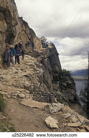 hiking, Grand Teton National Park, WY, Jackson Hole, Wyoming, People hiking on the Inspiration Point Trail in Grand Teton Nat'l Park in Wyoming. View Large Photo Image Stock Image - hiking, Grand Teton National Park, WY, Jackson Hole, Wyoming, People hiking on the Inspiration Point Trail in Grand Teton Nat'l Park in Wyoming.. Fotosearch
