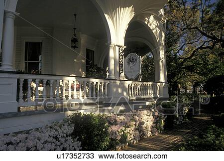 historic bed & breakfast, Charleston, South Carolina, SC, Two Meeting Street Inn in downtown Charleston in the spring. View Large Photo Image Stock Image - historic bed & breakfast, Charleston, South Carolina, SC, Two Meeting Street Inn in downtown Charleston in the spring.. Fotosearch
