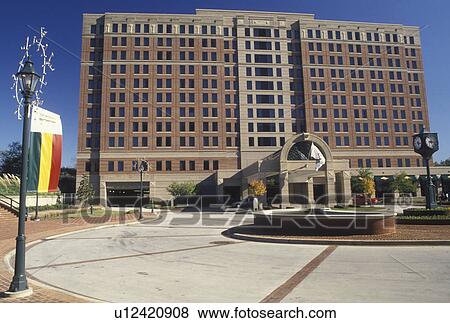 Stock Photo -  hotel, lodging, Augusta, GA, Georgia, Radisson Riverfront Hotel in Augusta.. Fotosearch