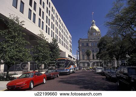 hotel, resort, Savannah, GA, Georgia, Hyatt Regency Hotel and City Hall on the Historic River Front in Savannah. View Large Photo Image Stock Image - hotel, resort, Savannah, GA, Georgia, Hyatt Regency Hotel and City Hall on the Historic River Front in Savannah. . Fotosearch