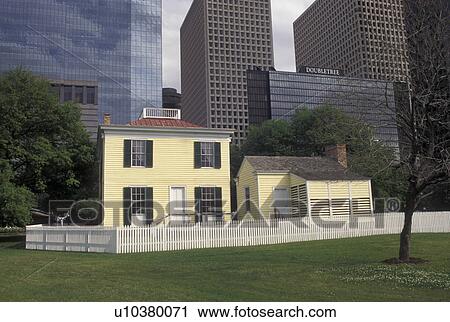Houston, TX, skyline, Texas, Long Row (first commercial building) at Sam Houston Historical Park with modern downtown skyline of Houston. View Large Photo Image Stock Image - Houston, TX, skyline, Texas, Long Row (first commercial building) at Sam Houston Historical Park with modern downtown skyline of Houston.. Fotosearch