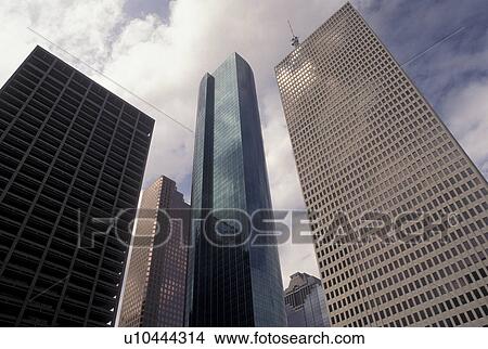 Houston, TX, Texas, High-rise buildings in downtown Houston. View Large Photo Image Picture - Houston, TX, Texas, High-rise buildings in downtown Houston.. Fotosearch