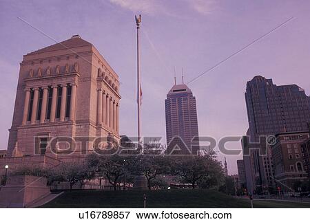 Indianapolis, IN, Indiana, Indiana World War Memorial Shrine Building in downtown Indianapolis. View Large Photo Image Stock Photo - Indianapolis, IN, Indiana, Indiana World War Memorial Shrine Building in downtown Indianapolis.. Fotosearch