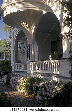 inn, lodging, Charleston, historic bed & breakfast, South Carolina, SC, Two Meeting Street Inn in downtown Charleston in the spring. View Large Photo Image Stock Image - inn, lodging, Charleston, historic bed & breakfast, South Carolina, SC, Two Meeting Street Inn in downtown Charleston in the spring.. Fotosearch