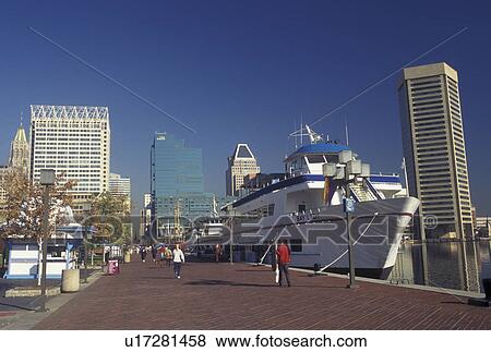 Inner Harbor, Baltimore, MD, Maryland, Bay Lady Cruises at Harbor Place on the Inner Harbor in downtown Baltimore. View Large Photo Image Stock Photo - Inner Harbor, Baltimore, MD, Maryland, Bay Lady Cruises at Harbor Place on the Inner Harbor in downtown Baltimore.. Fotosearch