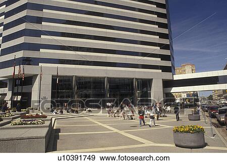 Jackson, Mississippi, MS, One Jackson Plaza on Lamar Street in downtown Jackson in the spring. View Large Photo Image Stock Photo - Jackson, Mississippi, MS, One Jackson Plaza on Lamar Street in downtown Jackson in the spring.. Fotosearch