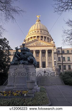 Stock Image -  Jackson, MS, State Capitol, State House, Mississippi, The State Capitol Building in the capital city of Jackson.. Fotosearch