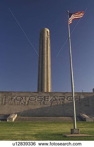 Kansas City, MO, Missouri, Liberty Memorial Tower and Memorial Wall located in Penn Valley Park in Kansas City. View Large Photo Image Stock Photograph - Kansas City, MO, Missouri, Liberty Memorial Tower and Memorial Wall located in Penn Valley Park in Kansas City.. Fotosearch