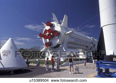 Picture -  Kennedy Space Center, FL, Florida, Spaceport USA, Rocket Garden at Kennedy Space Center on Merritt Island.. Fotosearch