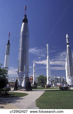 Kennedy Space Center, FL, Florida, Spaceport USA, Rocket Garden at Kennedy Space Center on Merritt Island. View Large Photo Image Stock Photo - Kennedy Space Center, FL, Florida, Spaceport USA, Rocket Garden at Kennedy Space Center on Merritt Island.. Fotosearch