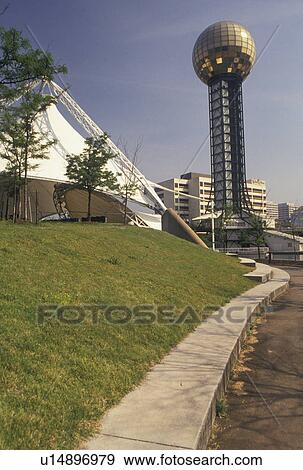 Knoxville, TN, Tennessee, Sunsphere at the 1982 World's Fair Grounds in Knoxville. View Large Photo Image Stock Photo - Knoxville, TN, Tennessee, Sunsphere at the 1982 World's Fair Grounds in Knoxville.. Fotosearch