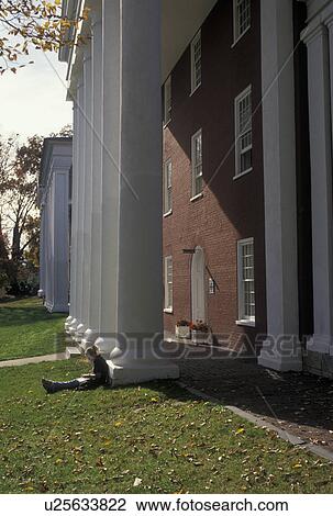 Lexington, Washington and Lee University, VA, college, Virginia, A student sits on the ground outside Washington and Lee University in Lexington. View Large Photo Image Stock Image - Lexington, Washington and Lee University, VA, college, Virginia, A student sits on the ground outside Washington and Lee University in Lexington.. Fotosearch