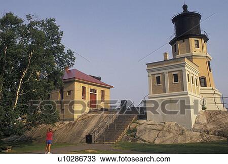 lighthouse, Two Harbors, MN, Minnesota, Lake Superior, North Shore Drive, Split Rock Lighthouse at Split Rock Lighthouse State Park in Two Harbors. View Large Photo Image Stock Image - lighthouse, Two Harbors, MN, Minnesota, Lake Superior, North Shore Drive, Split Rock Lighthouse at Split Rock Lighthouse State Park in Two Harbors.. Fotosearch