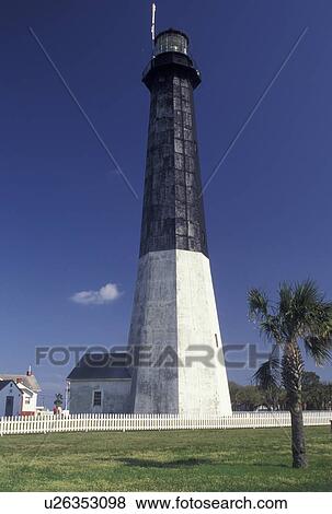 lighthouse, Tybee Island, GA, Georgia, Tybee Lighthouse, the tallest and oldest lighthouse, in Georgia on Tybee Island. View Large Photo Image Stock Photo - lighthouse, Tybee Island, GA, Georgia, Tybee Lighthouse, the tallest and oldest lighthouse, in Georgia on Tybee Island.. Fotosearch