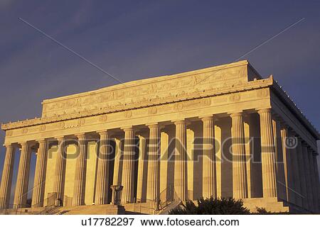 Stock Photo -  Lincoln Memorial, Washington, DC, District of Columbia, Lincoln Memorial in Washington D. C.. Fotosearch
