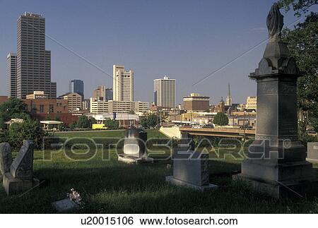 Little Rock, skyline, AR, Arkansas, Downtown skyline of Little Rock from Mount Holly Cemetery. View Large Photo Image Stock Photograph - Little Rock, skyline, AR, Arkansas, Downtown skyline of Little Rock from Mount Holly Cemetery.. Fotosearch