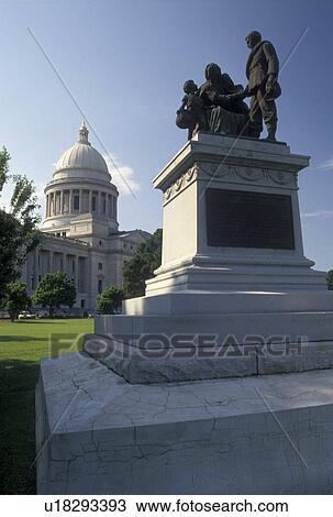 Little Rock, State Capitol, State House, AR, Arkansas, Statue on the State Capitol grounds in the capital city of Little Rock. View Large Photo Image Stock Image - Little Rock, State Capitol, State House, AR, Arkansas, Statue on the State Capitol grounds in the capital city of Little Rock.. Fotosearch
