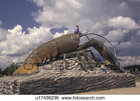 lobster, Shediac, New Brunswick, NB, Canada, World's largest lobster in the town of Shediac the lobster capital of the world in New Brunswick. View Large Photo Image Stock Photograph - lobster, Shediac, New Brunswick, NB, Canada, World's largest lobster in the town of Shediac the lobster capital of the world in New Brunswick.. Fotosearch