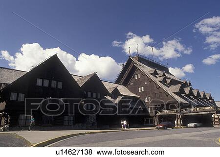 lodge, Yellowstone National Park, WY, Old Faithful Inn, Wyoming, Old Faithful Lodge in Yellowstone Nat'l Park in Wyoming. View Large Photo Image Stock Photo - lodge, Yellowstone National Park, WY, Old Faithful Inn, Wyoming, Old Faithful Lodge in Yellowstone Nat'l Park in Wyoming.. Fotosearch