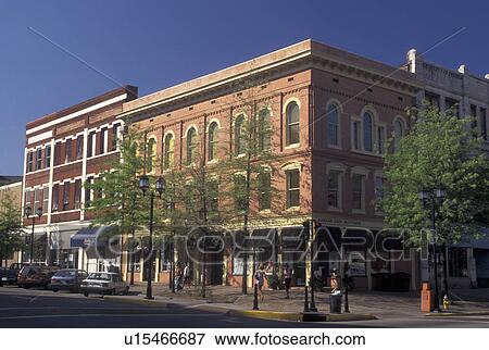Macon, GA, Georgia, Stores along street in downtown Macon. View Large Photo Image Stock Photo - Macon, GA, Georgia, Stores along street in downtown Macon.. Fotosearch
