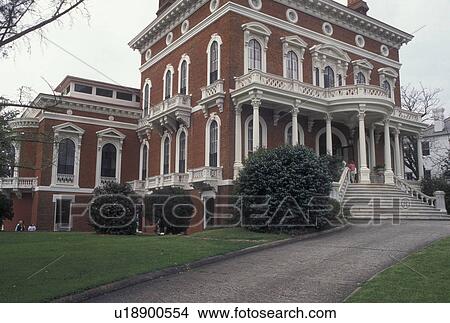 Picture -  Macon, GA, Georgia, The Hay House, an Italian Renaissance Revival Villa, in Macon.. Fotosearch