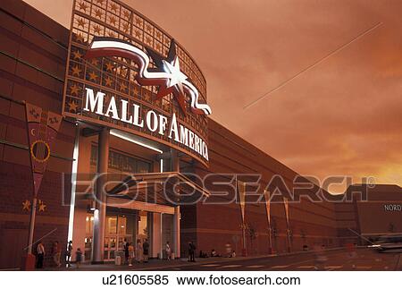 Mall of America, Bloomington, Minneapolis, MN, Minnesota, Entrance to the Mall of America the nation's largest combined retail and entertainment center with more than 520 stores at sunset in Bloomington. View Large Photo Image Stock Photography - Mall of America, Bloomington, Minneapolis, MN, Minnesota, Entrance to the Mall of America the nation's largest combined retail and entertainment center with more than 520 stores at sunset in Bloomington.. Fotosearch